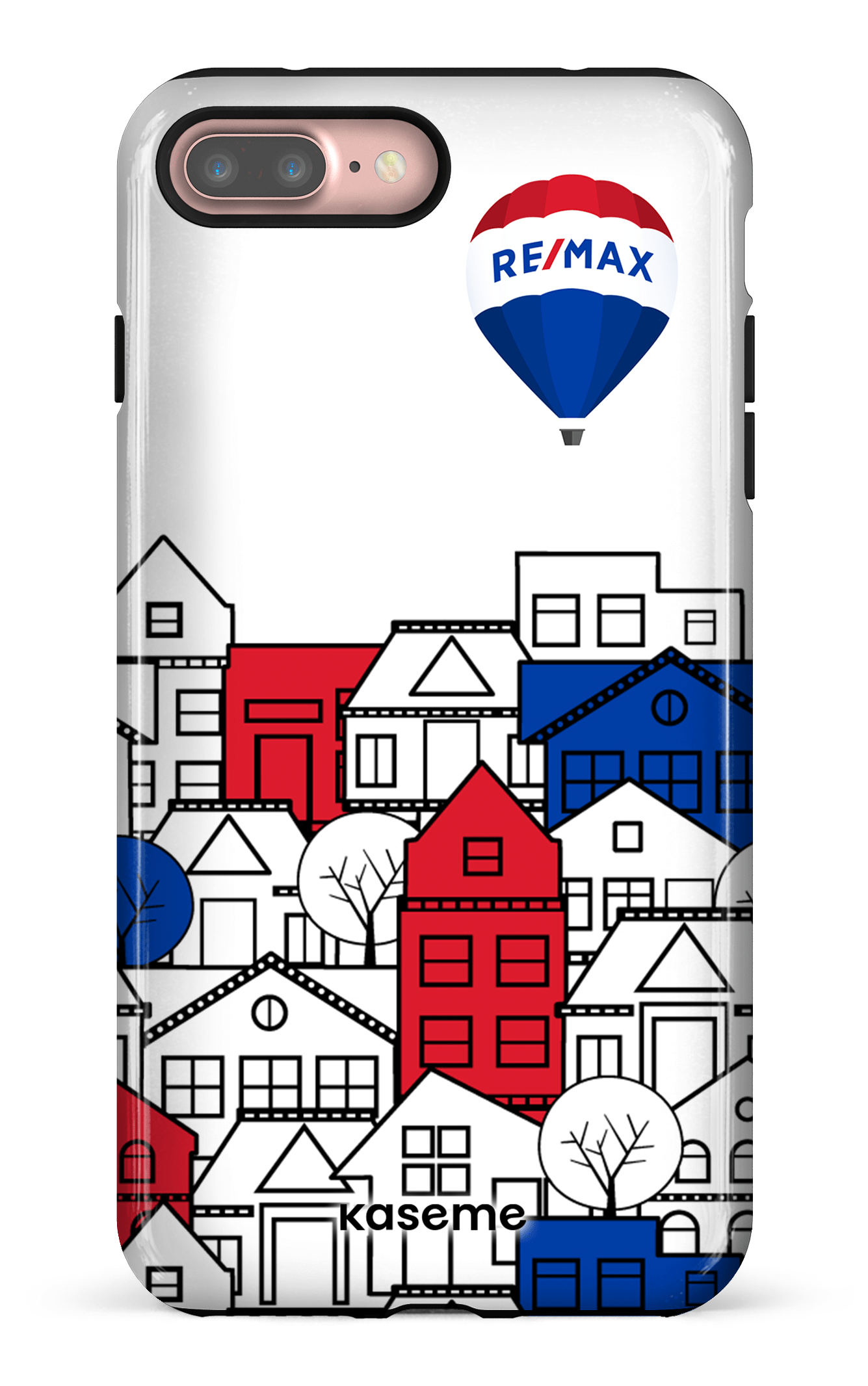 iPhone 7/8 Plus Tough Bâtiments RE/MAX Blanc -