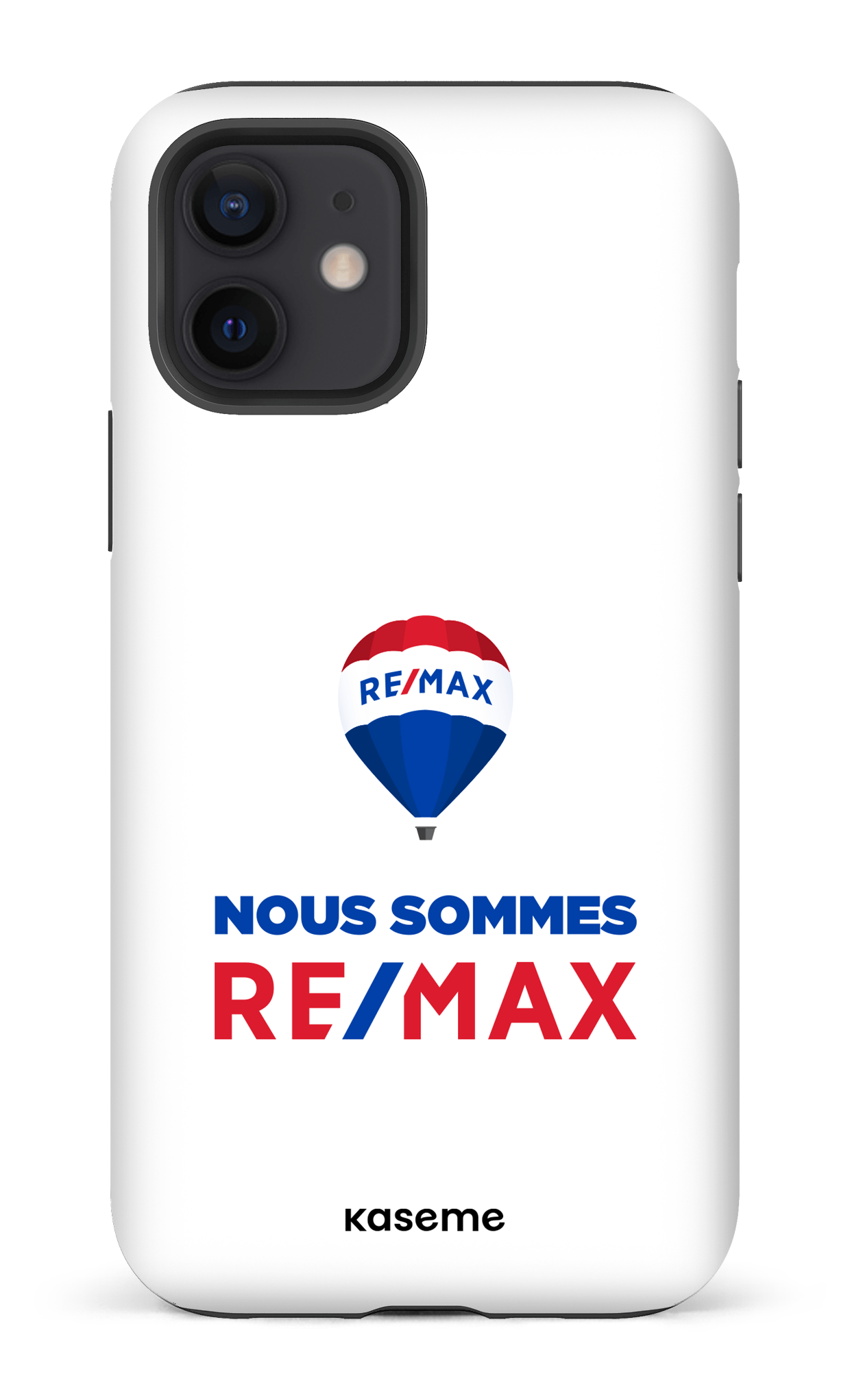 iPhone 12 Tough Matte Nous sommes RE/MAX  Blanc -