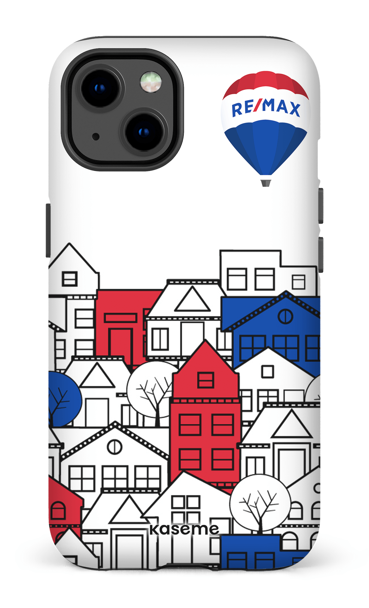 iPhone 13 Tough Matte Bâtiments RE/MAX Blanc -