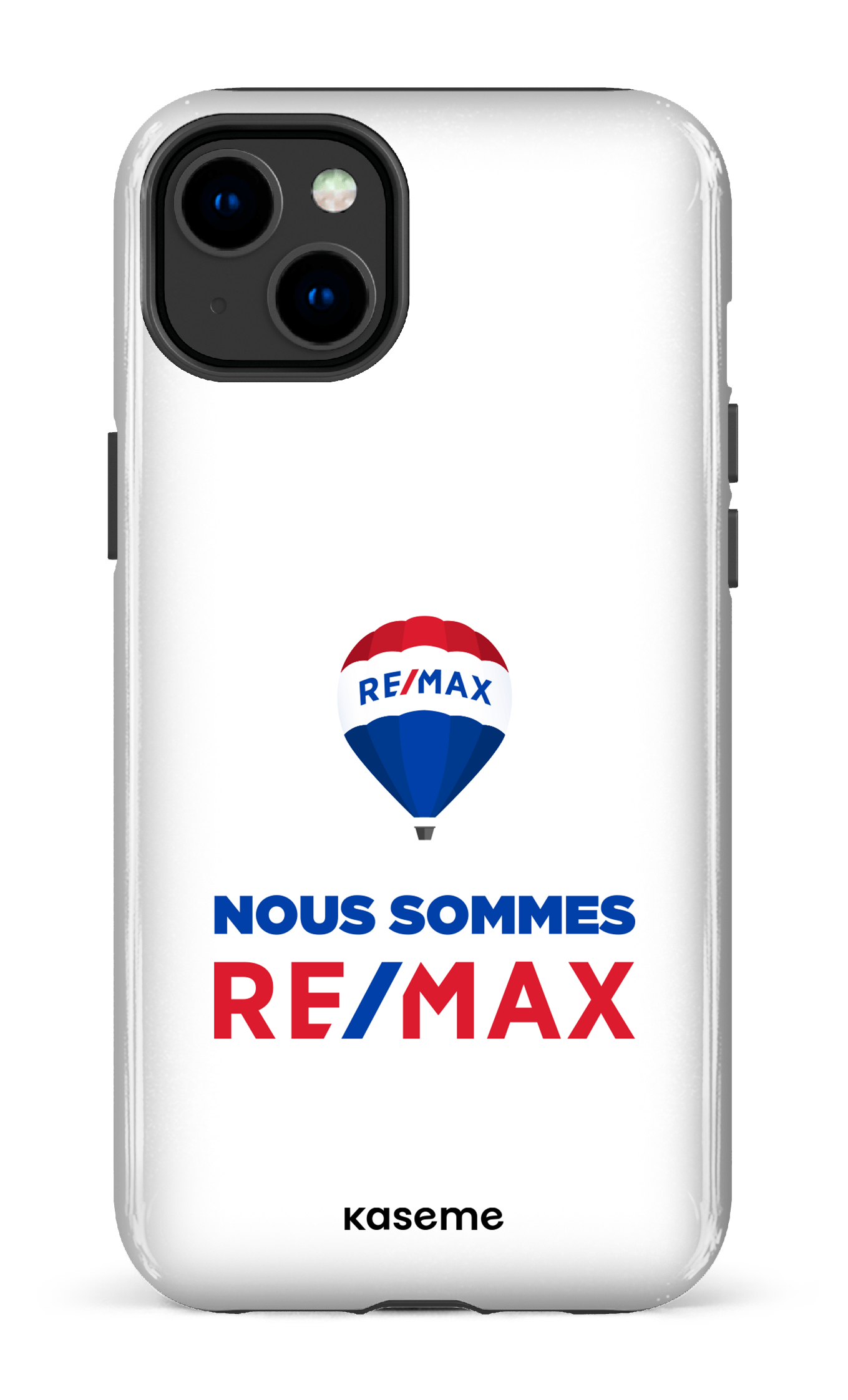 iPhone 14 Plus Tough Gloss Nous sommes RE/MAX  Blanc -