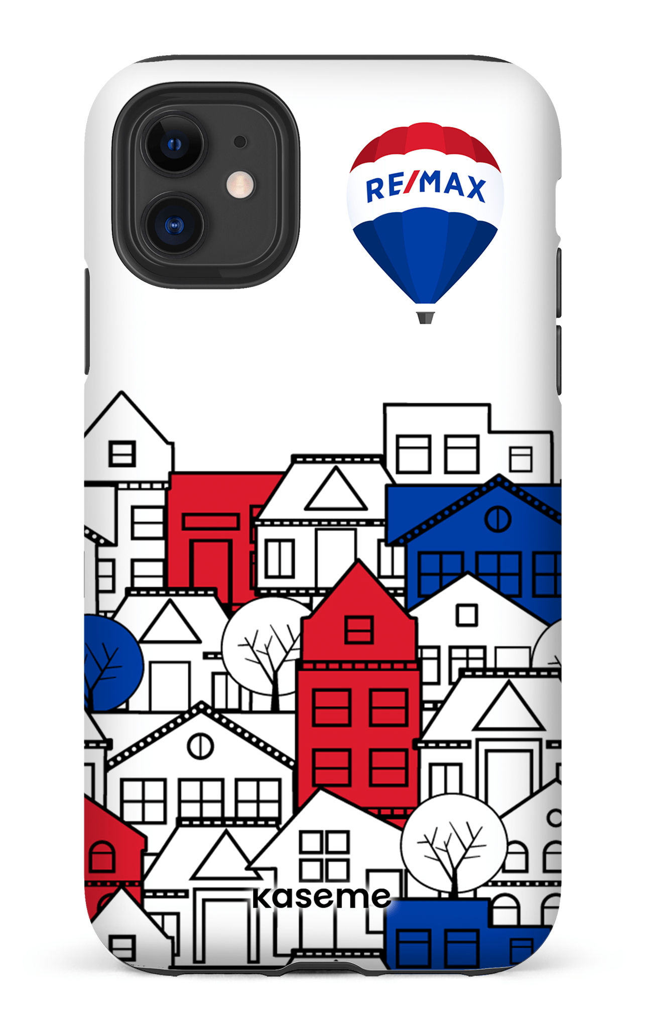 iPhone 11 Tough Matte Bâtiments RE/MAX Blanc -