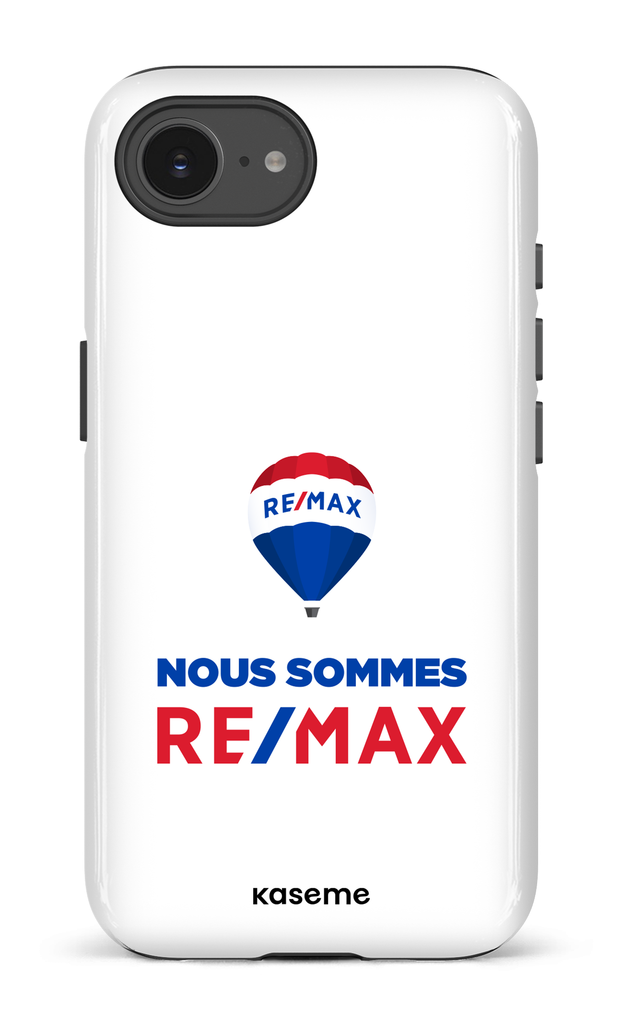 IPhone 16 E Impact Case Nous sommes RE/MAX  Blanc -