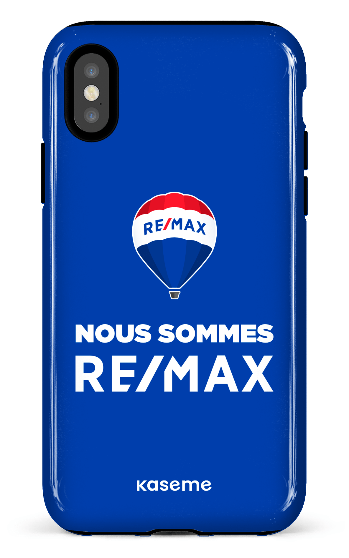 iPhone X/XS Tough Nous sommes RE/MAX Bleu -