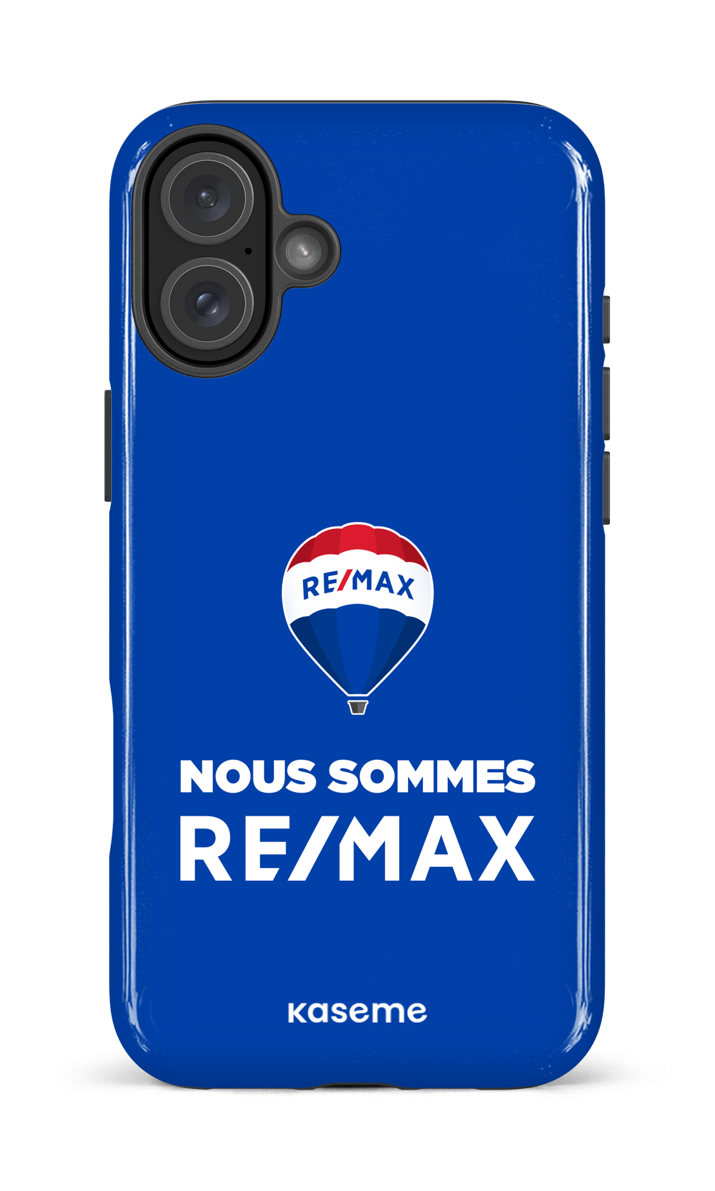 iPhone 16 Plus Impact Case Nous sommes RE/MAX Bleu -