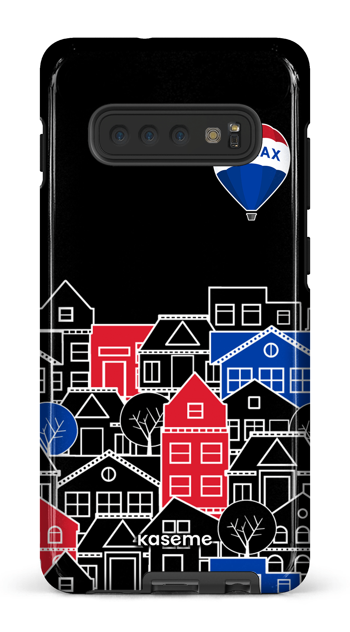 Galaxy S10 Plus Tough Bâtiments RE/MAX Noir -