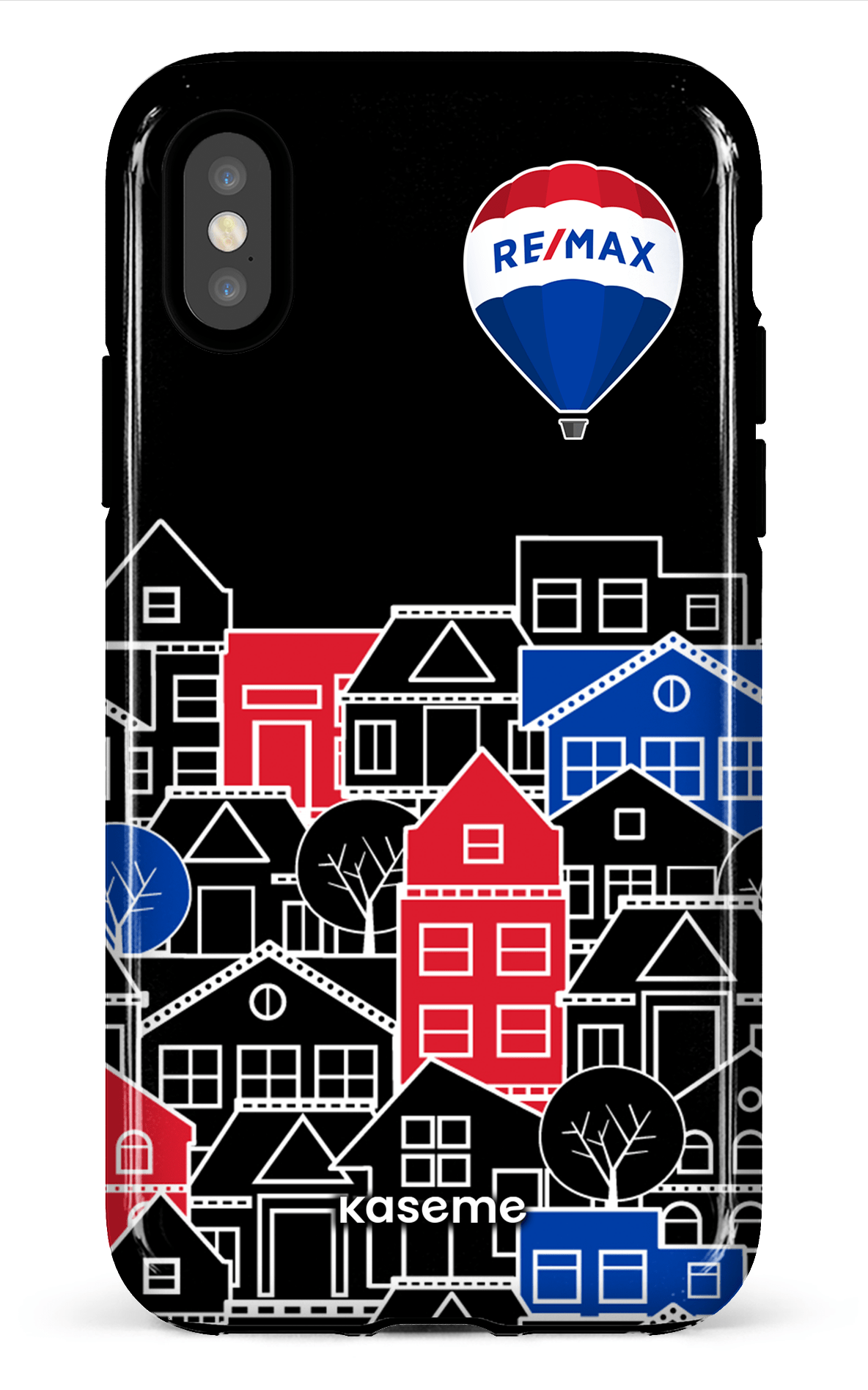 iPhone X/XS Tough Bâtiments RE/MAX Noir -
