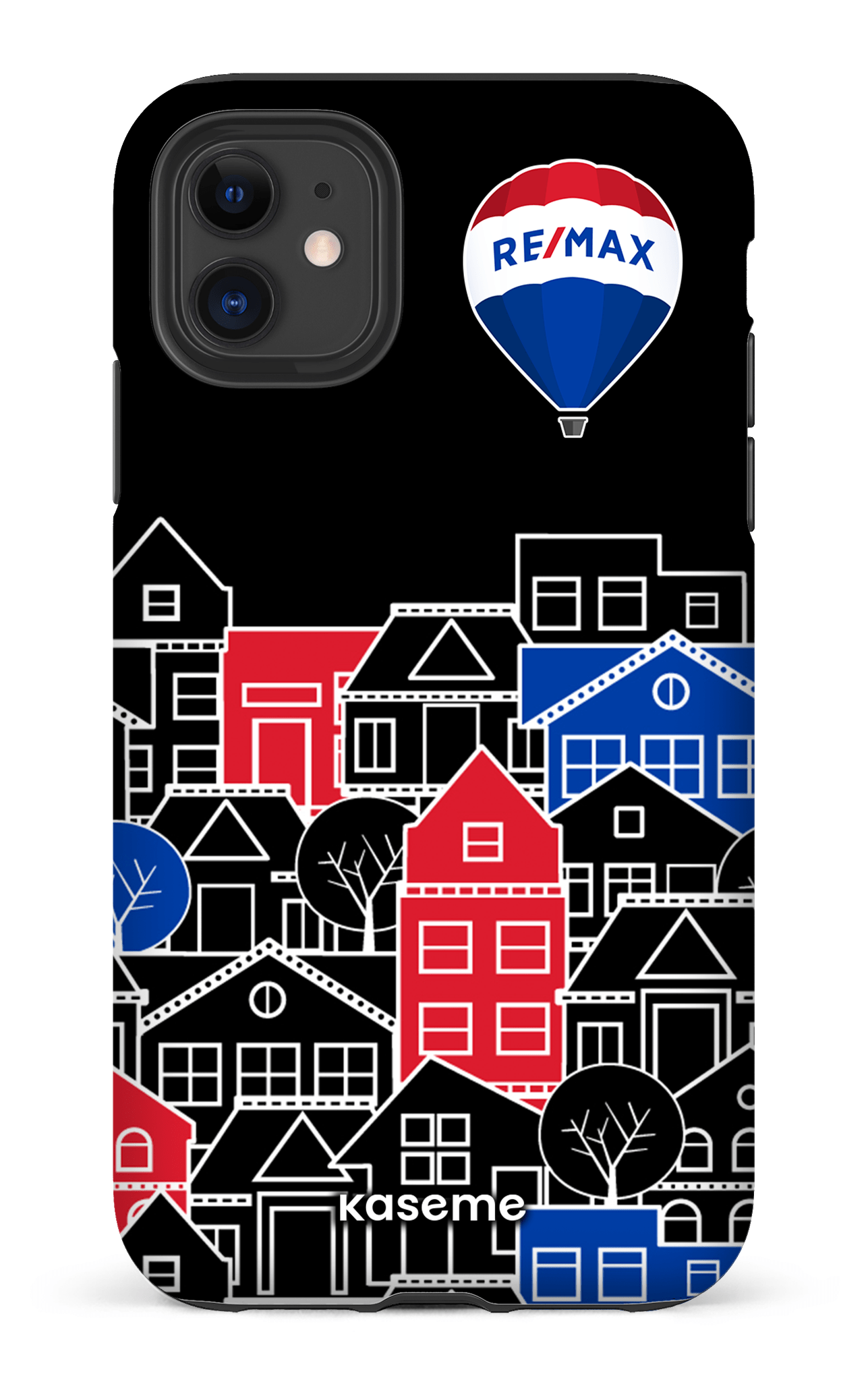 iPhone 11 Tough Matte Bâtiments RE/MAX Noir -