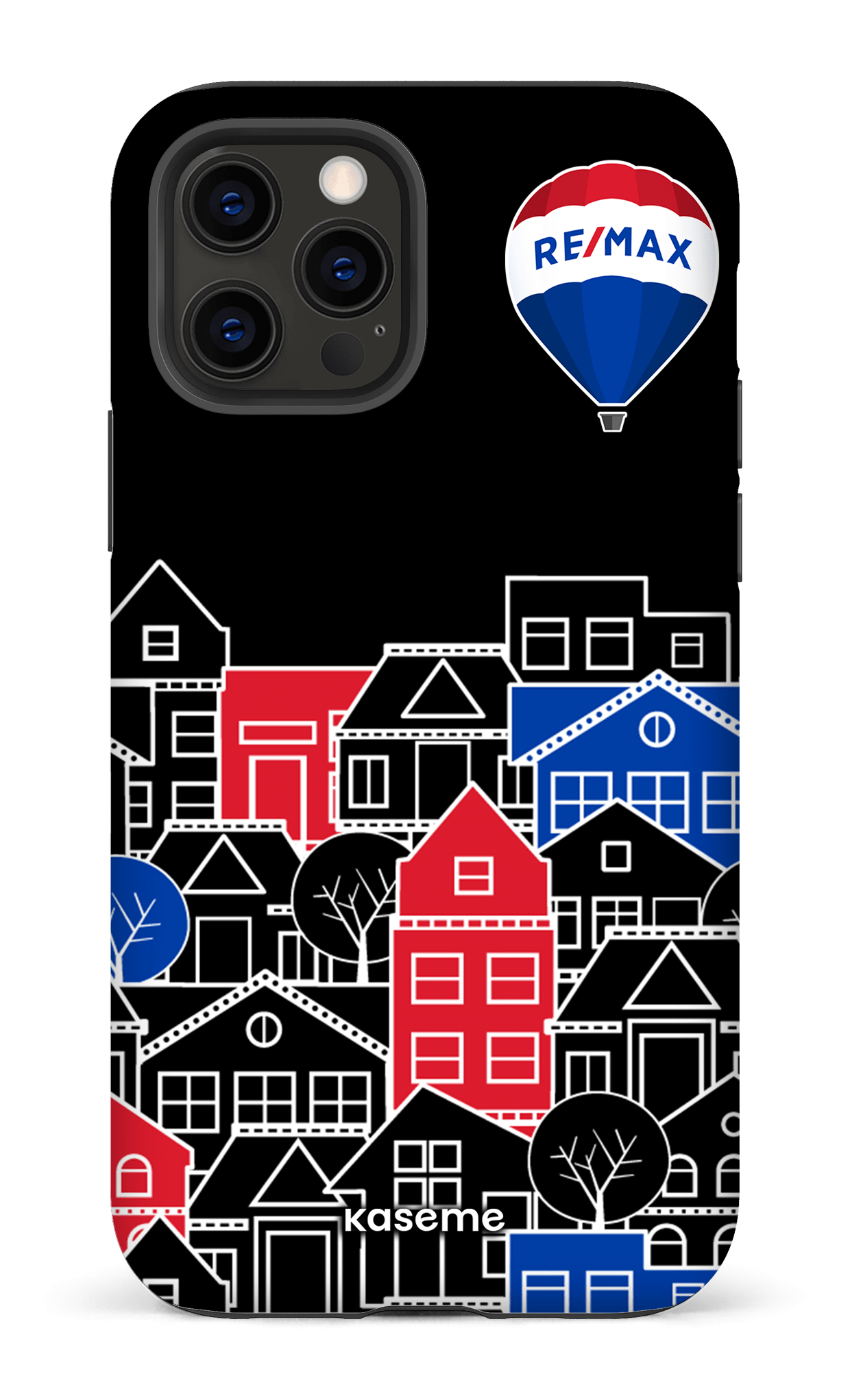 iPhone 12 Pro Tough Matte Bâtiments RE/MAX Noir -