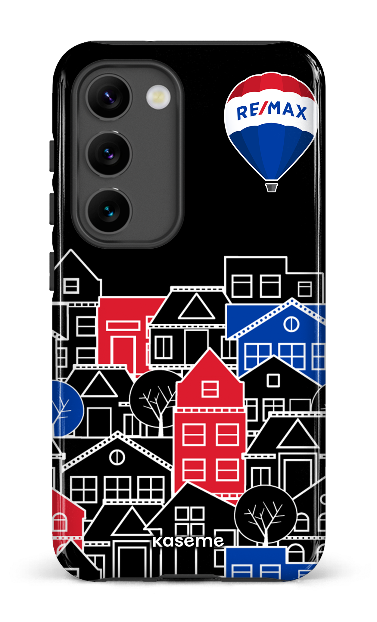 Galaxy S23 Tough Gloss Bâtiments RE/MAX Noir -