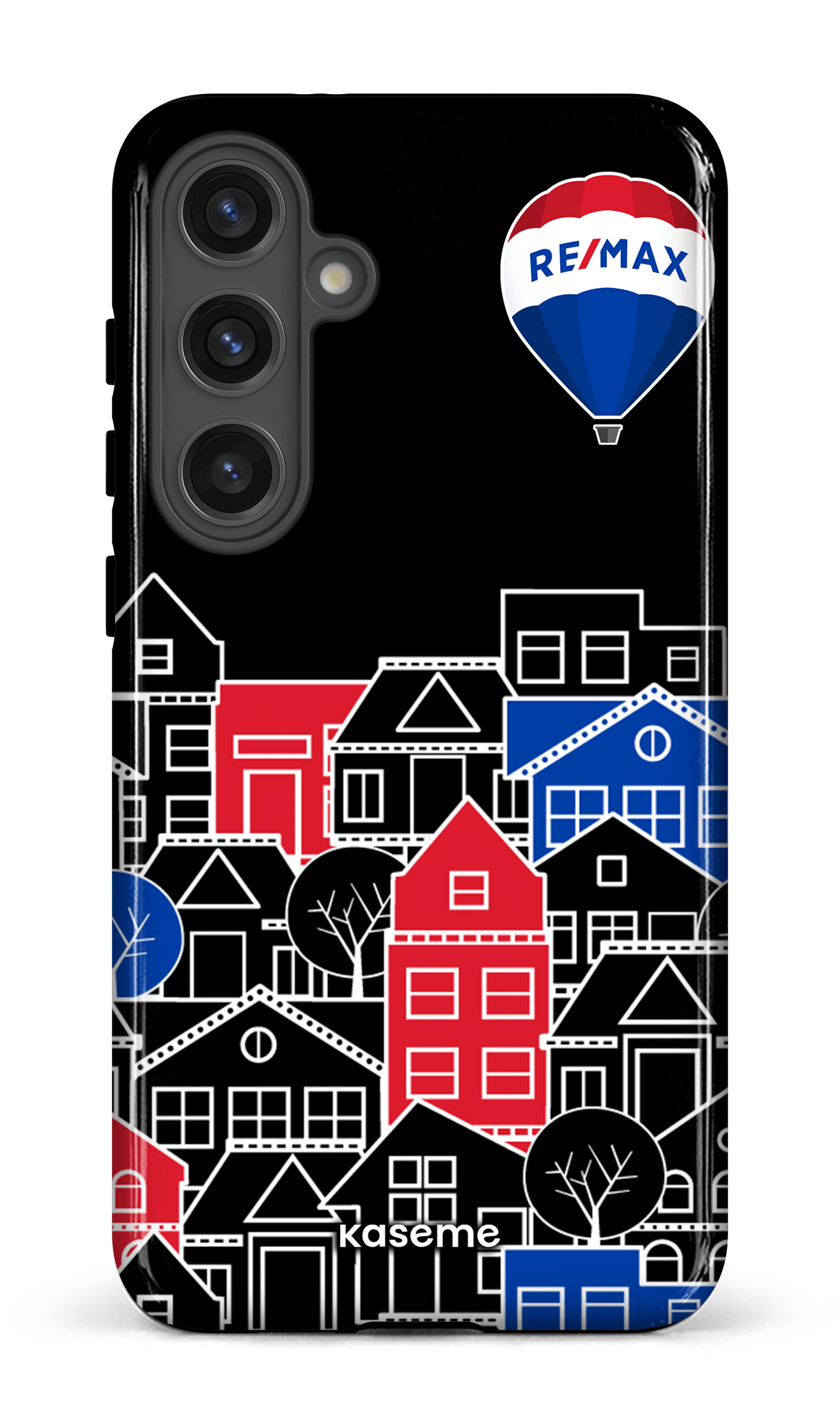 Galaxy S24 Plus Tough (Gloss) Bâtiments RE/MAX Noir -