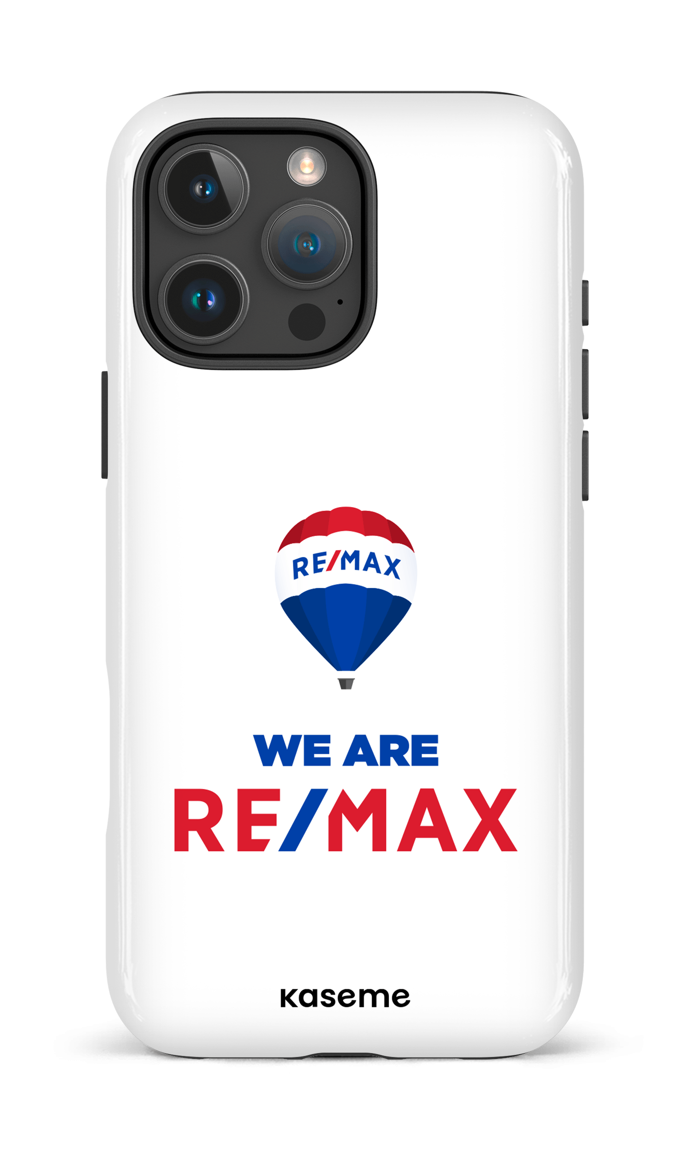 iPhone 16 Pro Max Impact Case We are RE/MAX White -