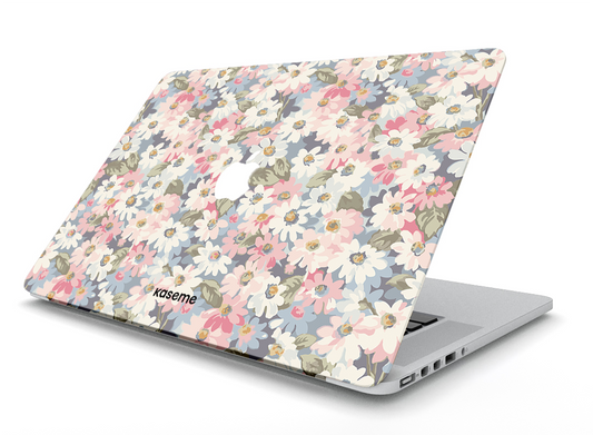 Mosaic of blooms Macbook Skin
