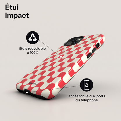 iPhone 15 Tough (Gloss) Mia pink -