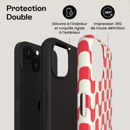 iPhone 15 Tough (Gloss) Mia pink -
