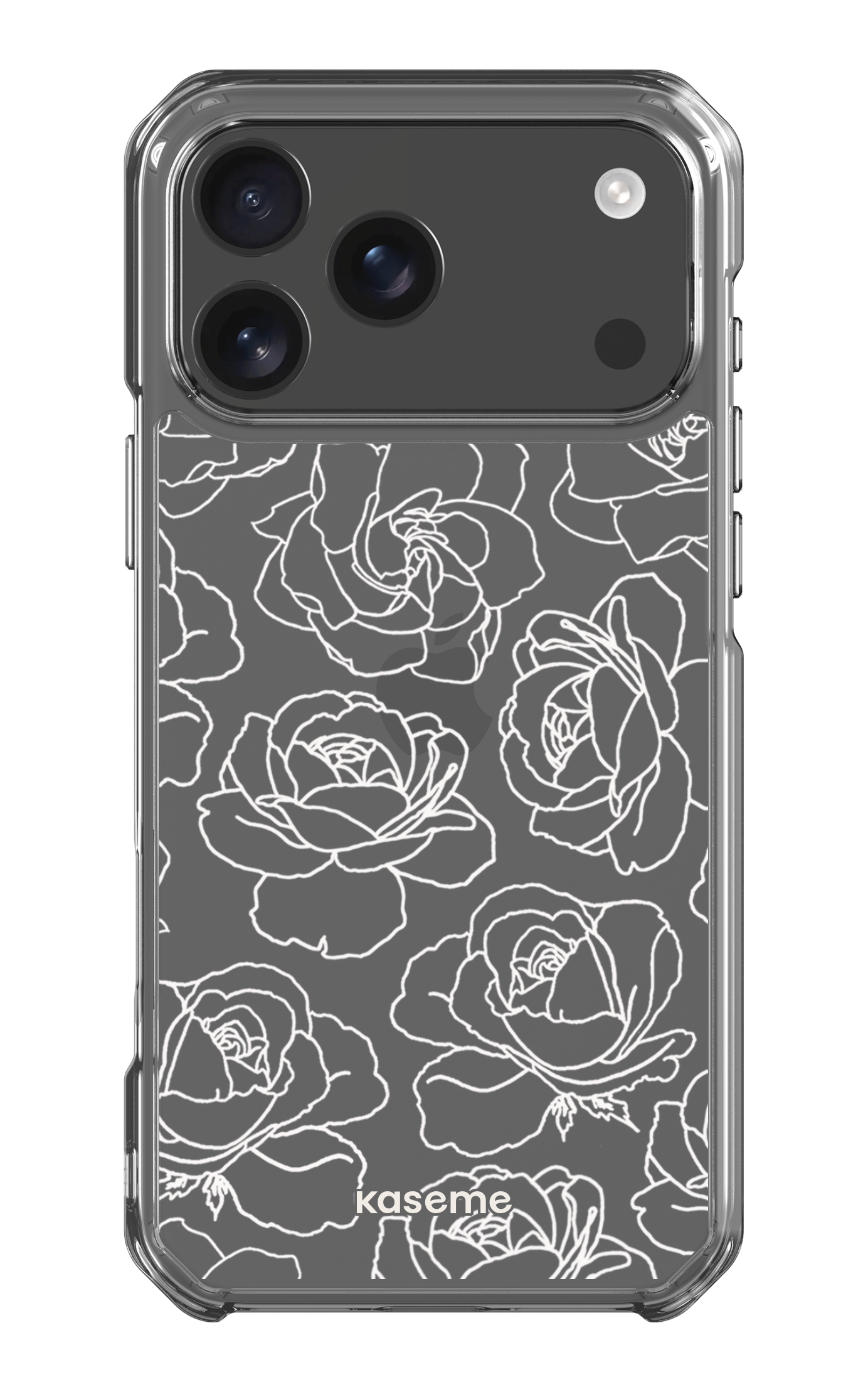  Polar Flowers Clear Case -