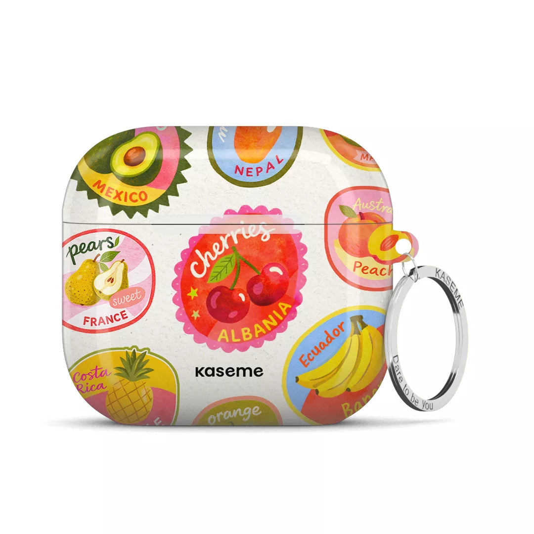 SKU Interne seulement AP-4-G | R-SLV Frutti AirPods Case -