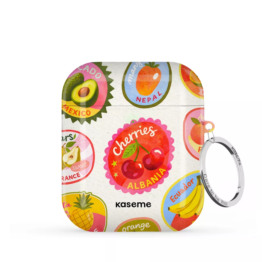 SKU Interne seulement AP-G | R-SLV Frutti AirPods Case -