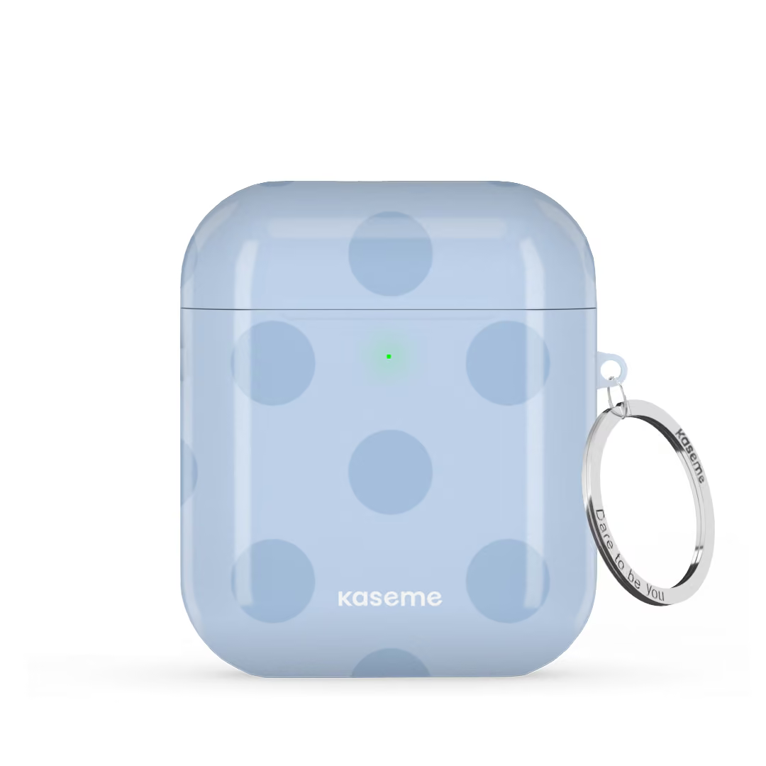 SKU Interne seulement AP-G | R-SLV La Drey Blue AirPods Case by Marina Bastarache -