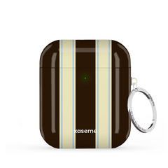 SKU Interne seulement AP-G | R-SLV La Linea Mocha AirPods Case by Marina Bastarache -