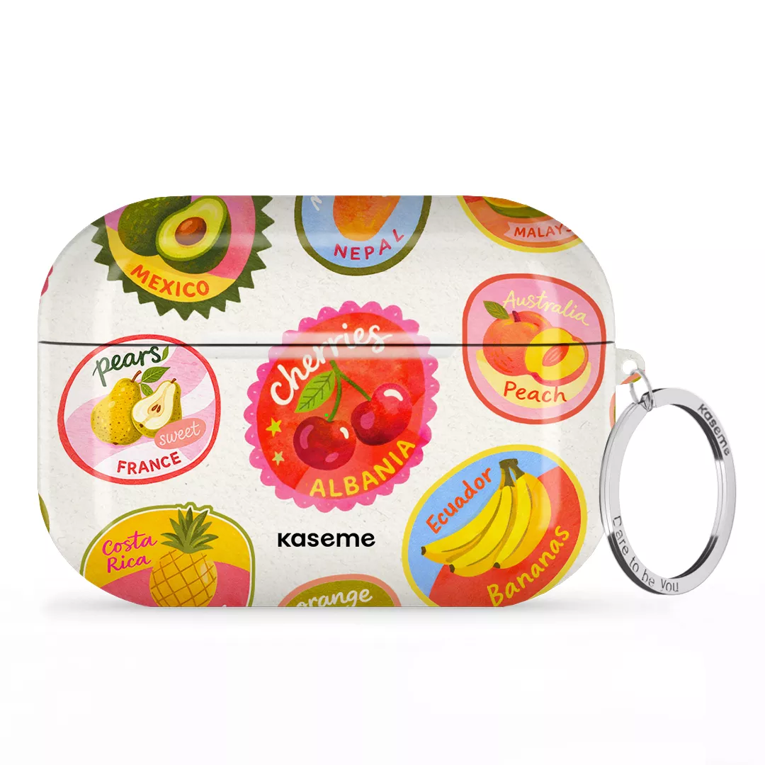 SKU Interne seulement AP-P-M| R-SLV Frutti AirPods Case -