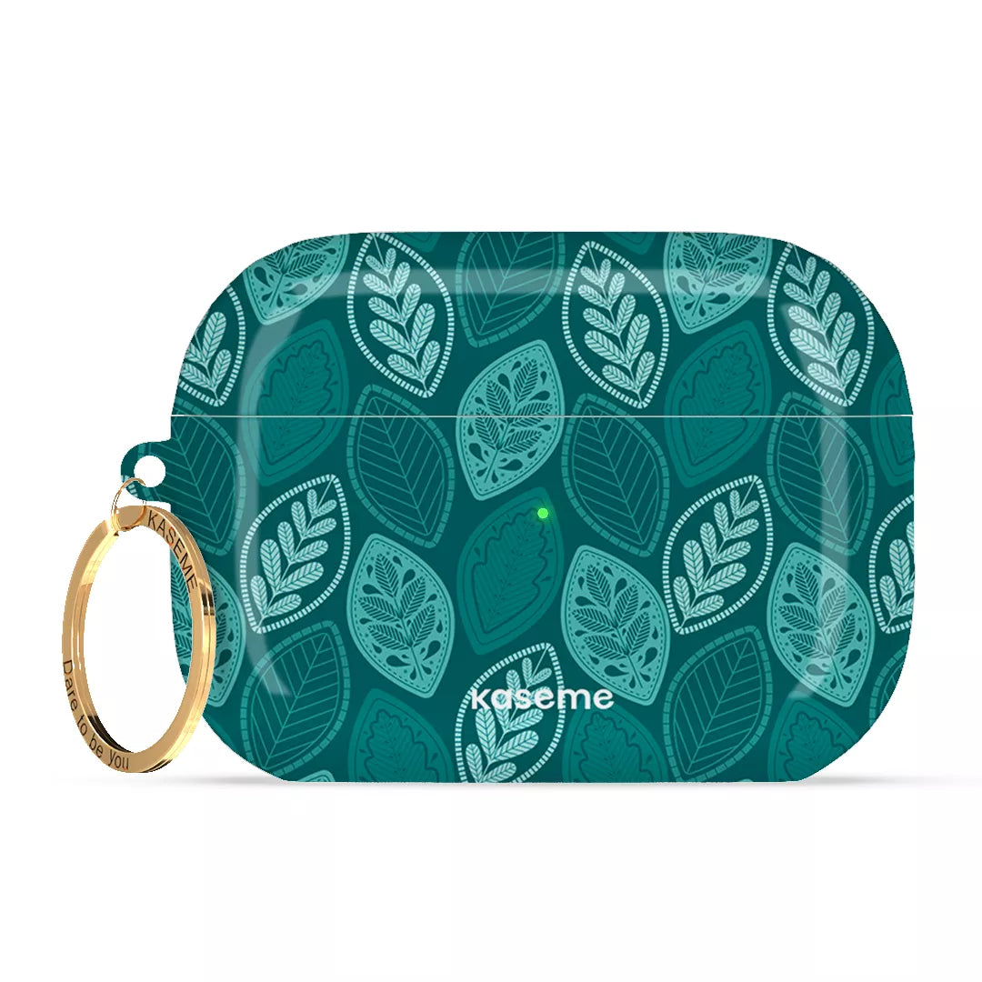 SKU Interne seulement AP-P3-G| R-GLD Antique Blue AirPods Case -