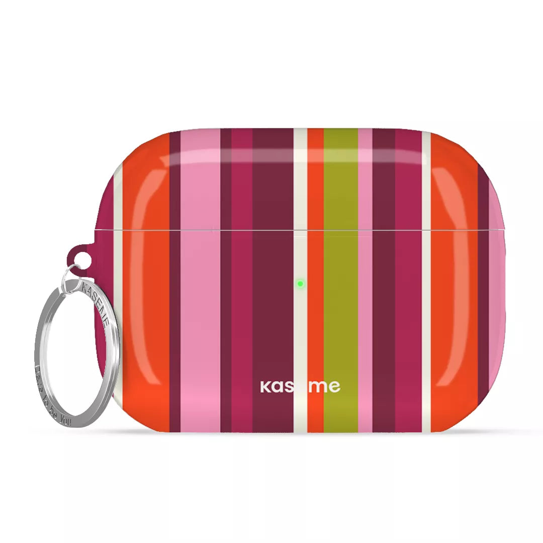 SKU Interne seulement AP-P3-M| R-SLV Eleganza AirPods Case -