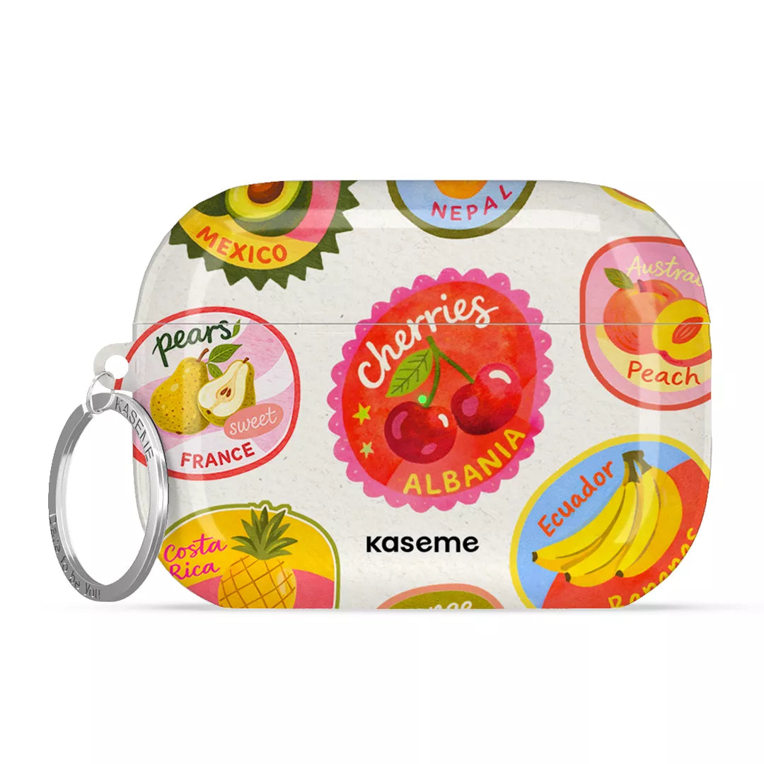 SKU Interne seulement AP-P3-M| R-SLV Frutti AirPods Case -