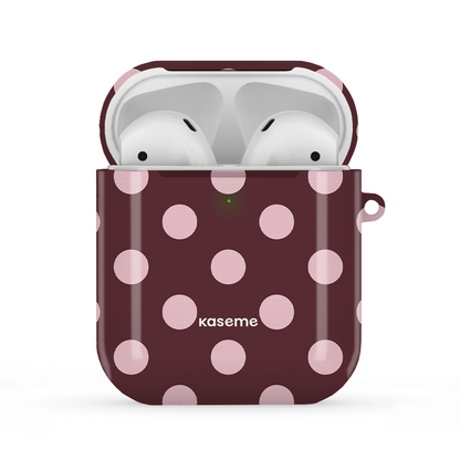 Couture Burgundy AirPods Case