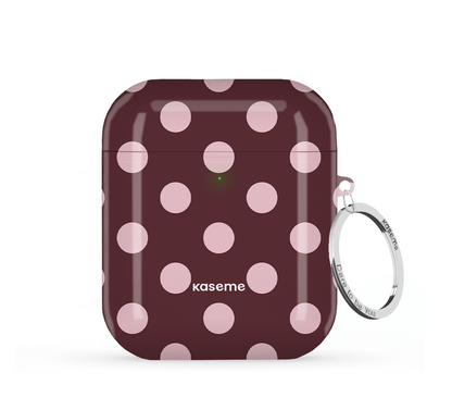 Couture Burgundy AirPods Case