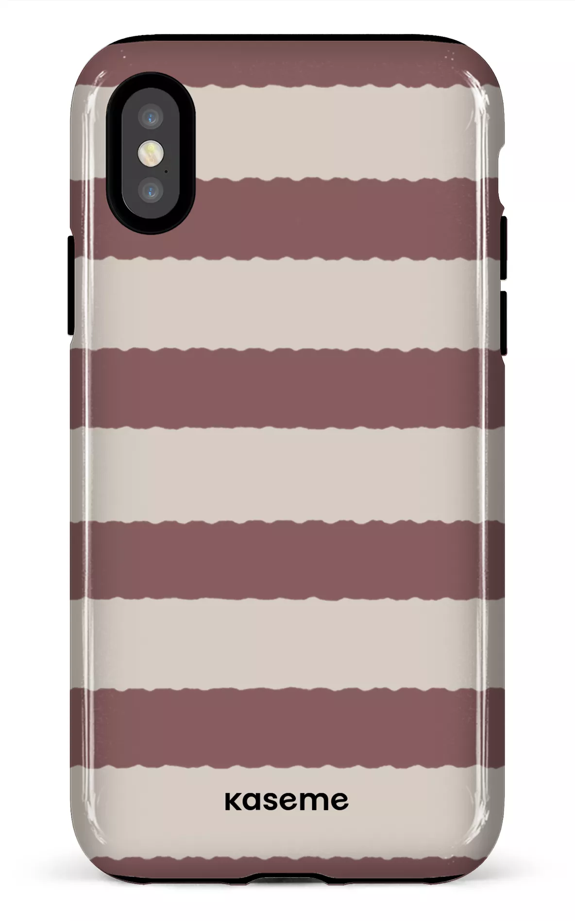 iPhone X/XS Tough Aligned Brown -