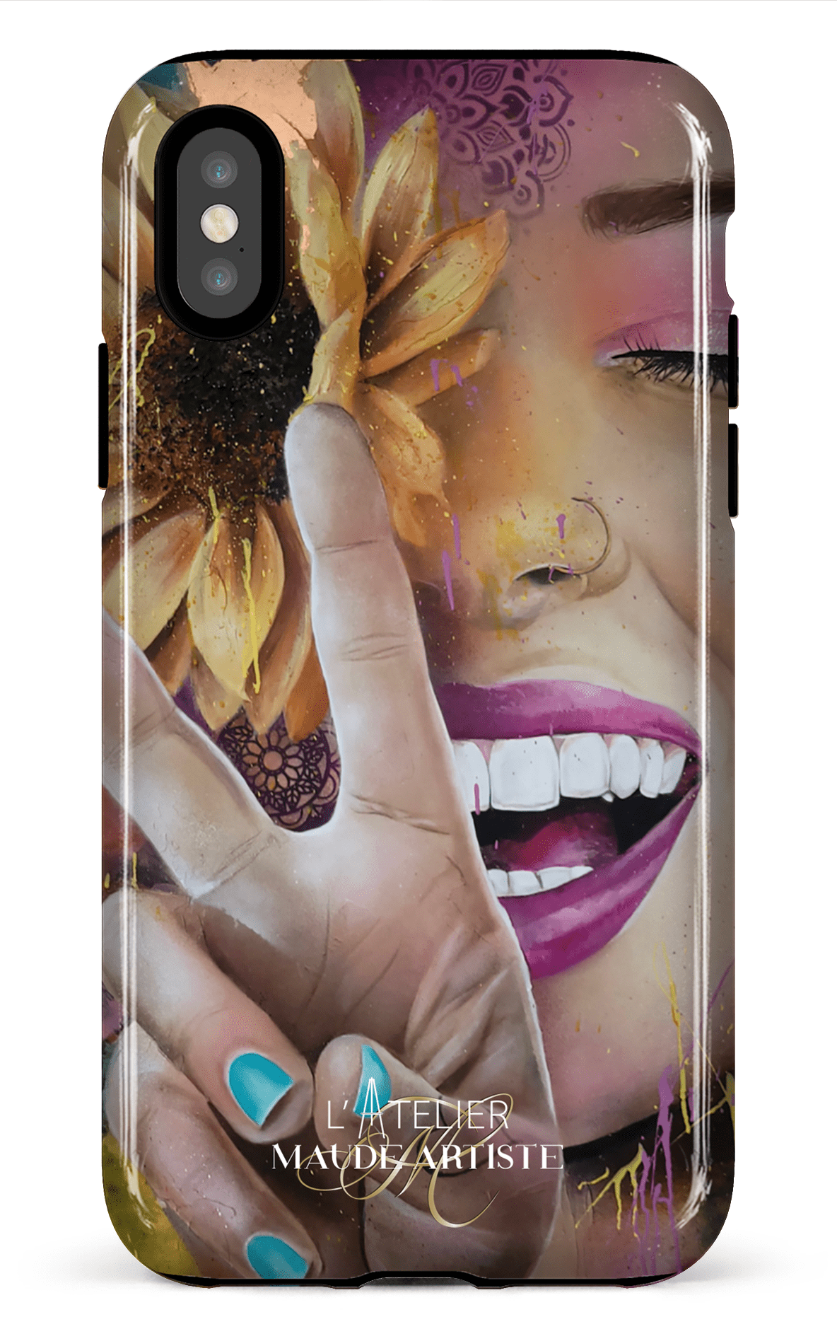 iPhone X/XS Tough Around Peace by Maude -