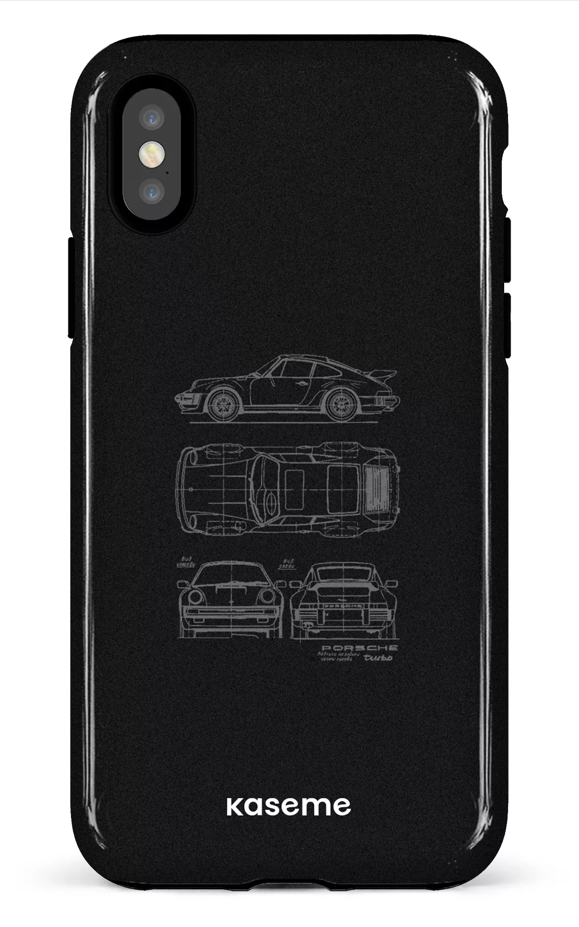 iPhone X/XS Tough Beat The Traffic Black -