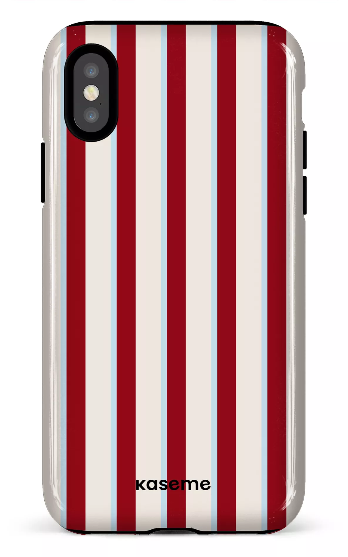 iPhone X/XS Tough Berry Lane Red & Blue -