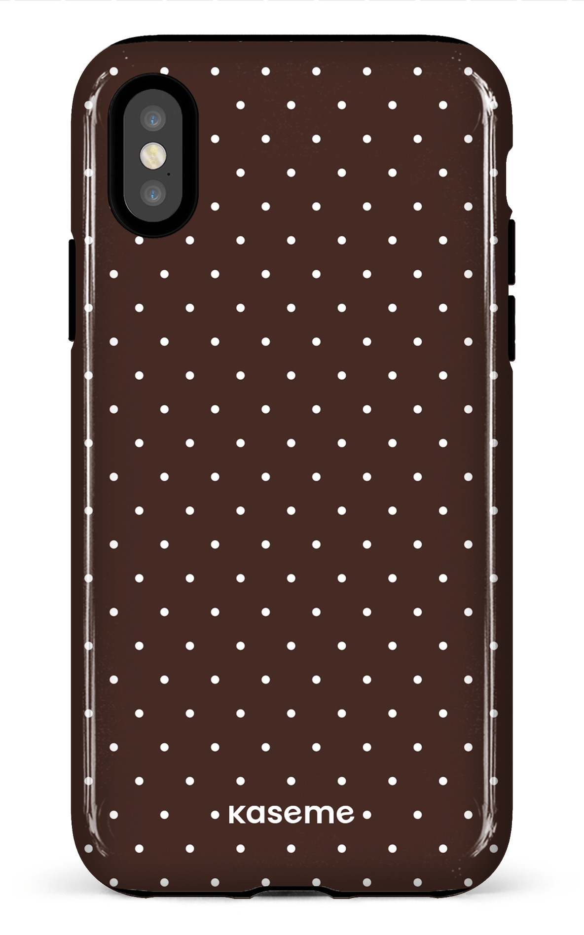 iPhone X/XS Tough Ditsy Brown -