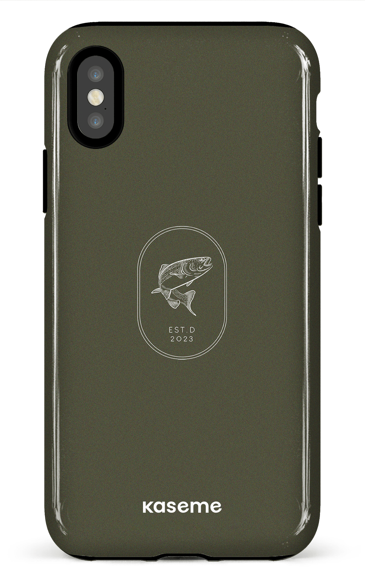 iPhone X/XS Tough Fishing Green -