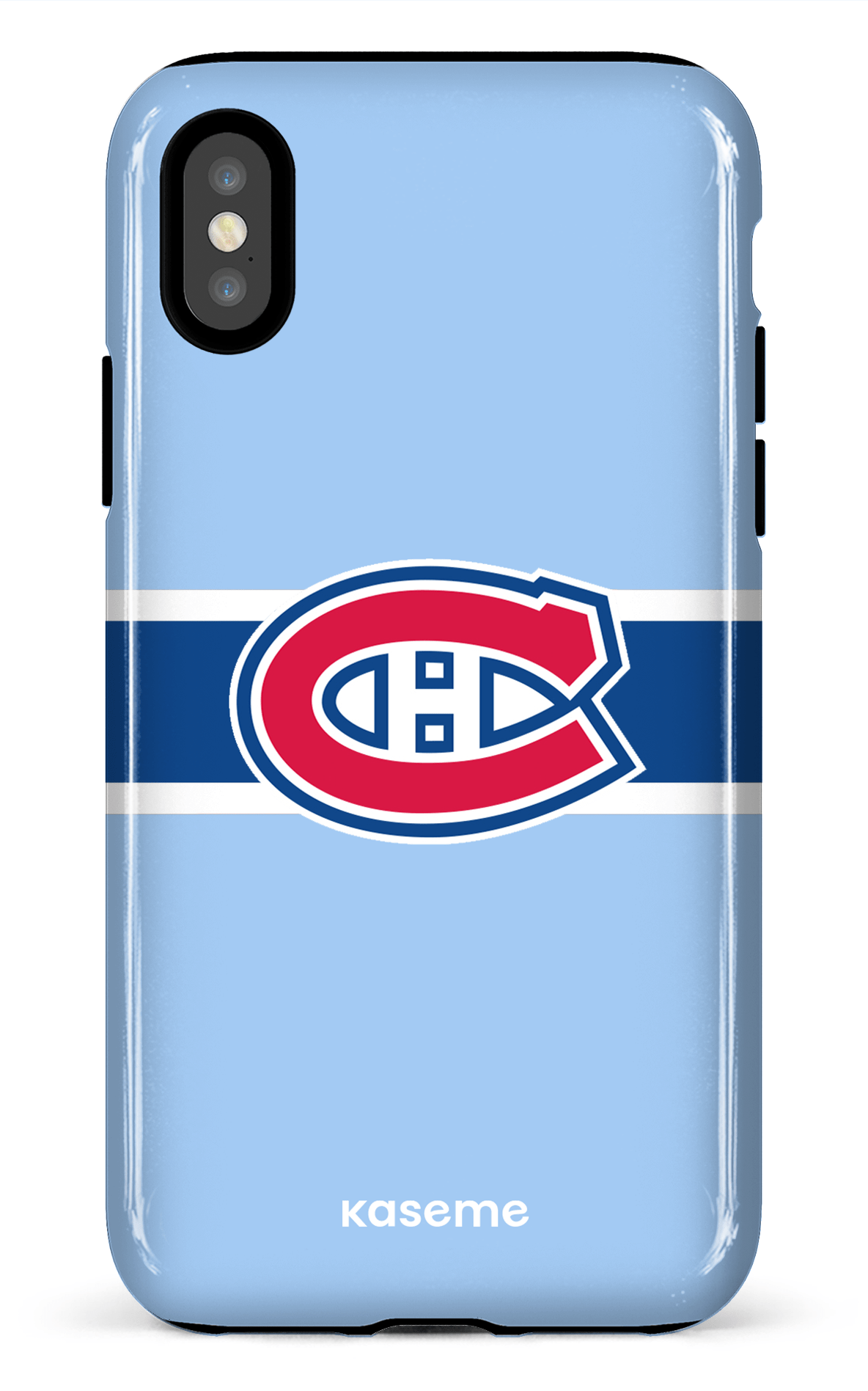 iPhone X/XS Tough Habs Jersey Blue -