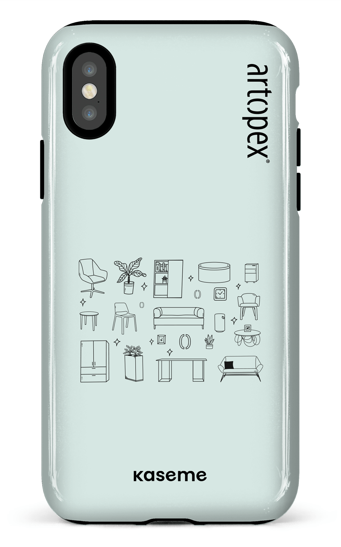 iPhone X/XS Tough L'essentiel menthe par Artopex -