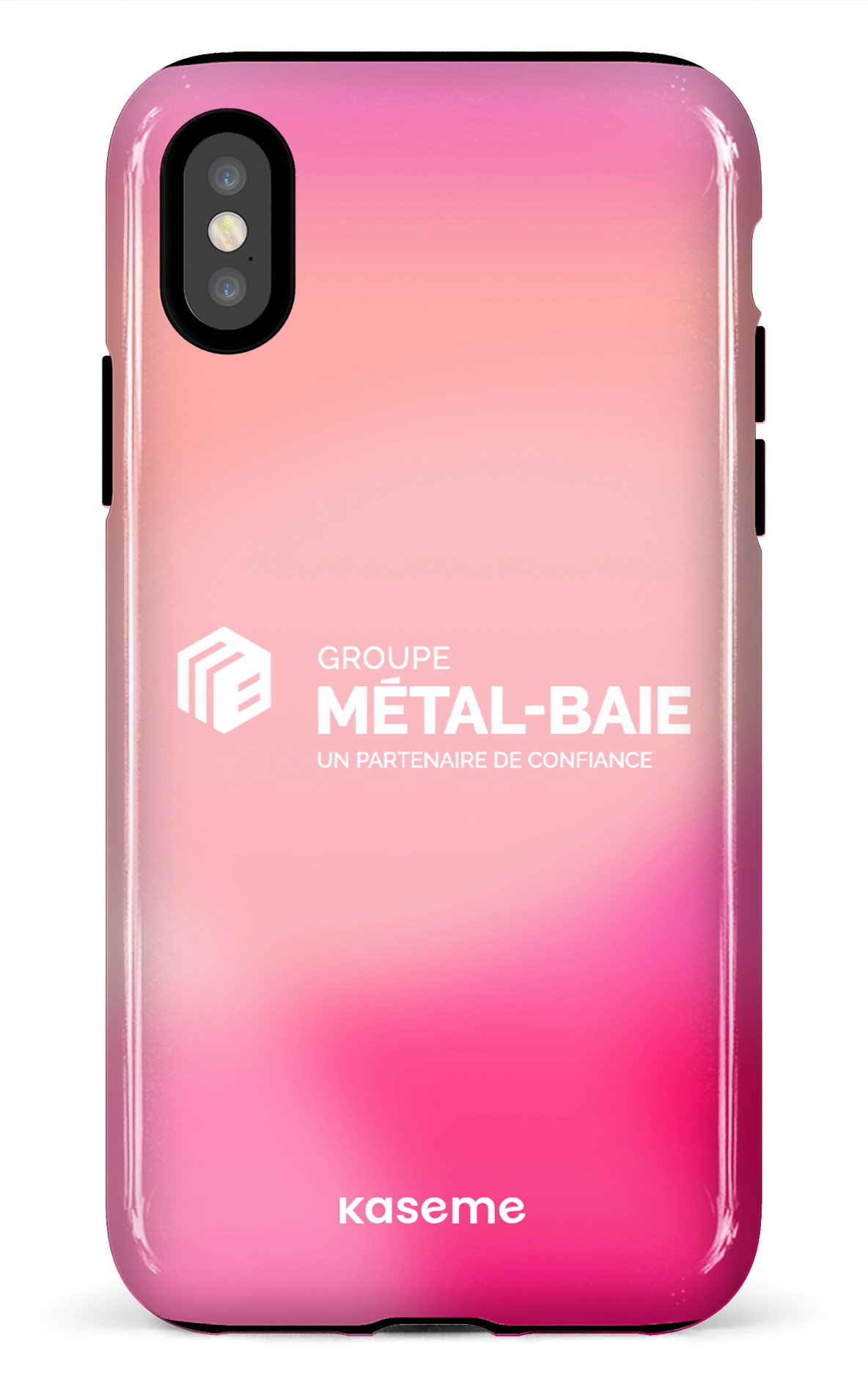 iPhone X/XS Tough Métal-Baie Tie-Dye -