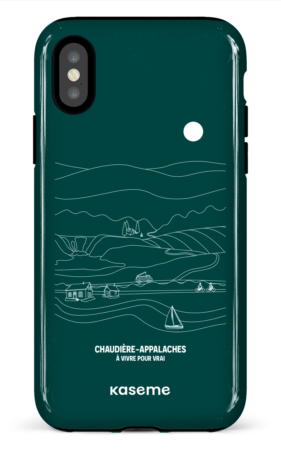 iPhone X/XS Tough Paysage Line Art par TCA -