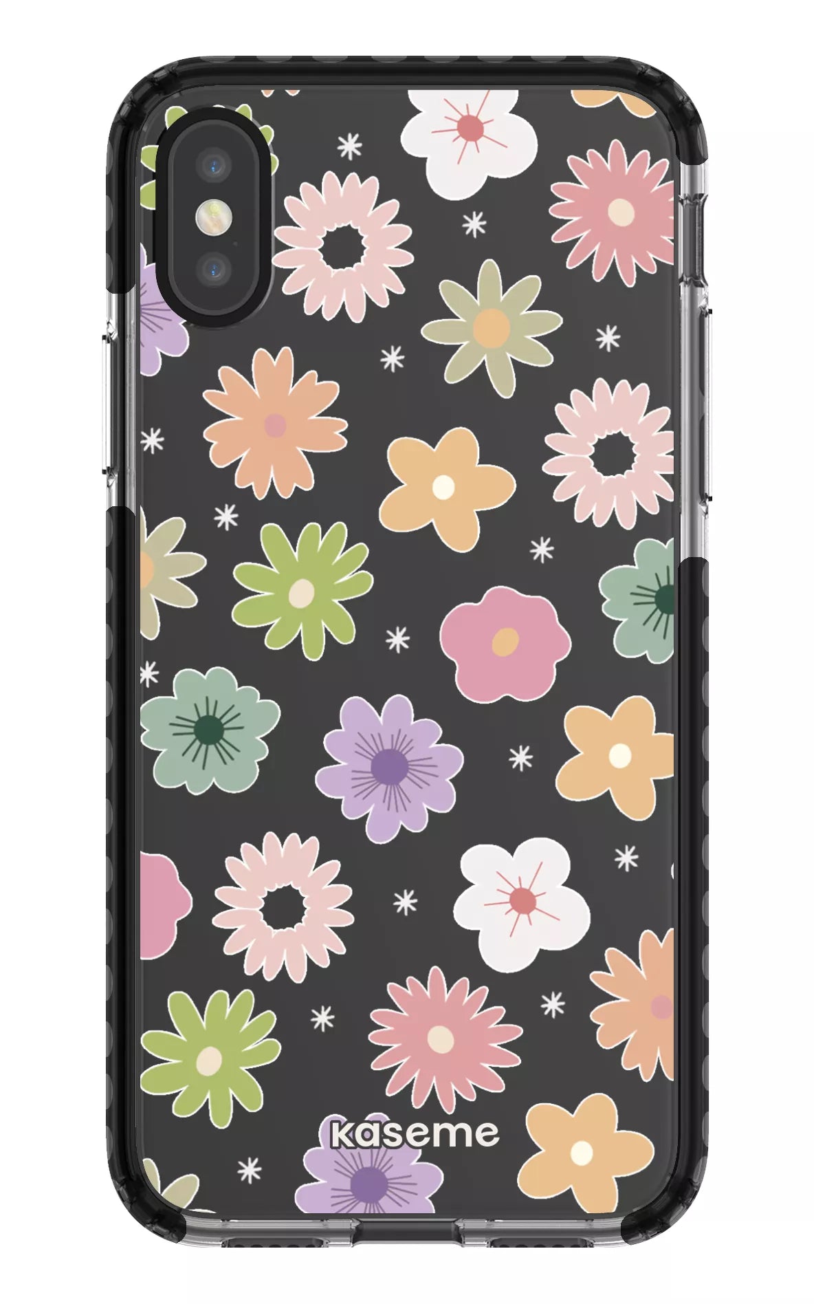 iPhone X/Xs Clear Case - Black Adore small Clear Case -