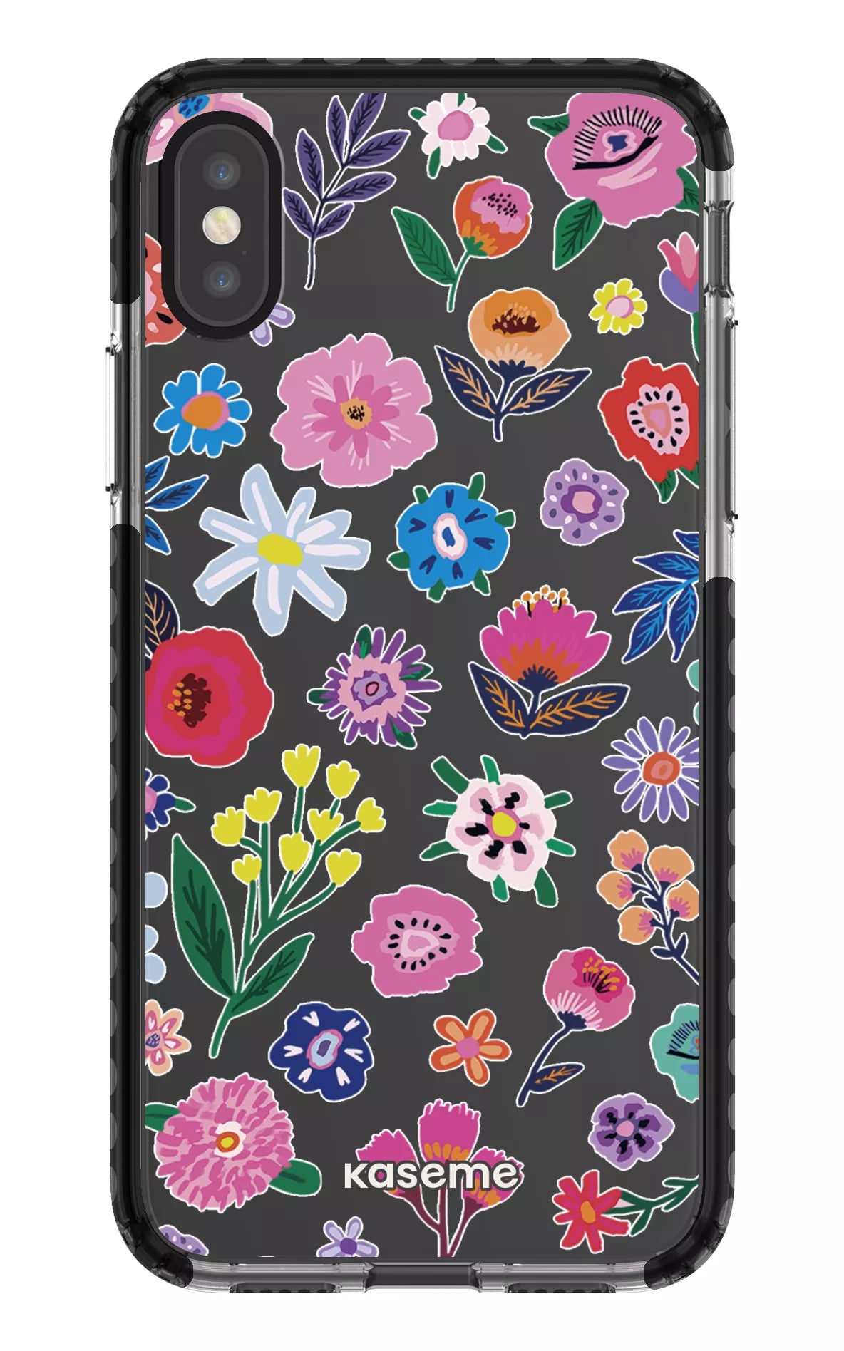 iPhone X/Xs Clear Case - Black Aura Clear Case -