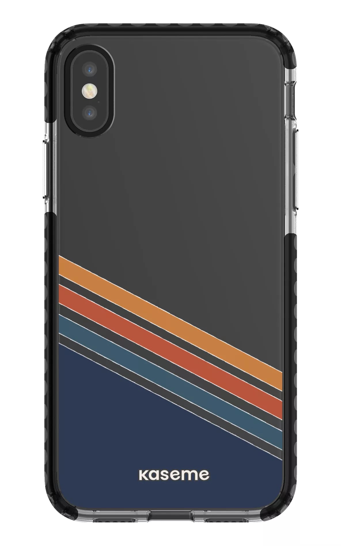 iPhone X/Xs Clear Case - Black Bitter Clear Case -