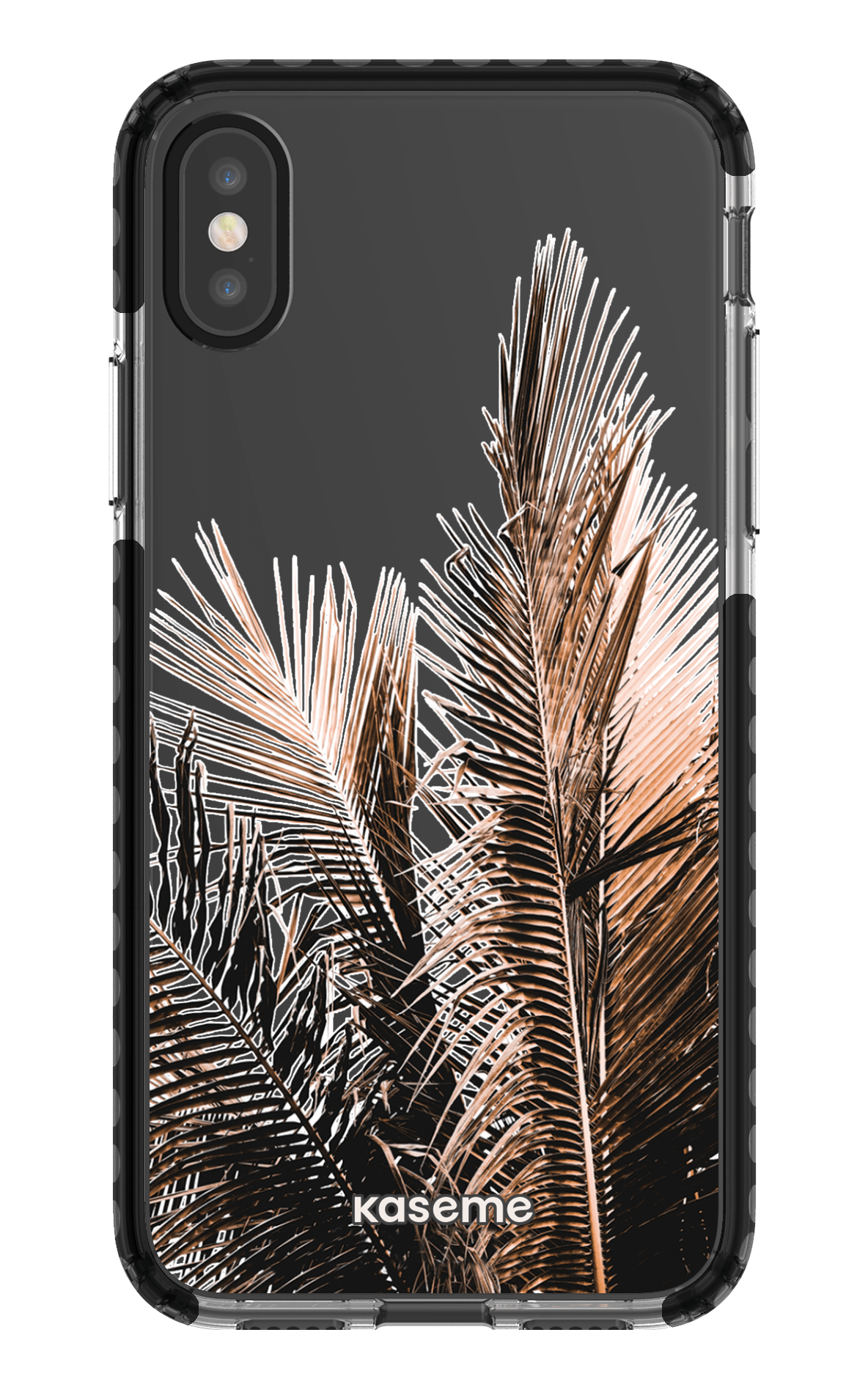 iPhone X/Xs Clear Case - Black Cali Clear Case -