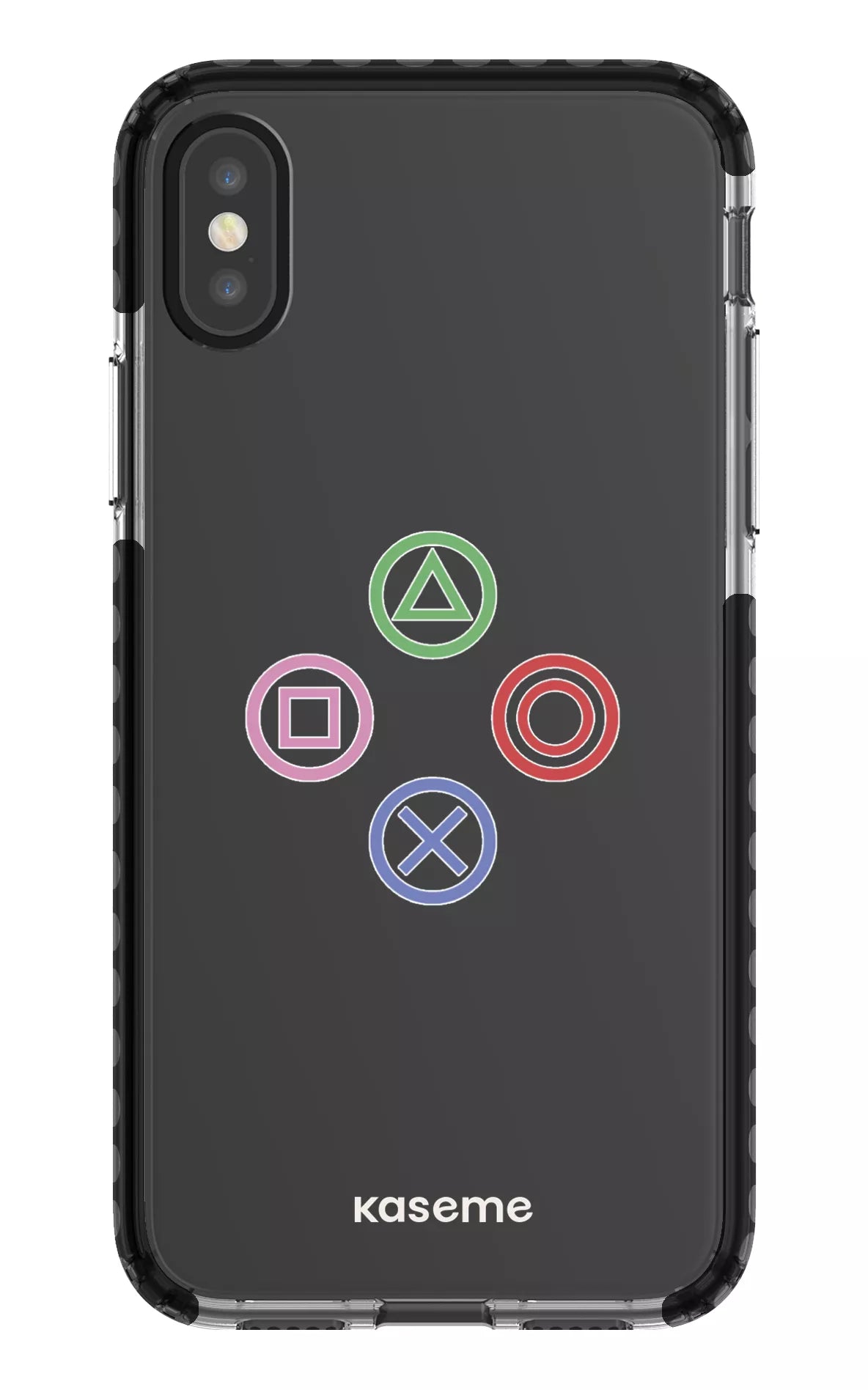 iPhone X/Xs Clear Case - Black Console Clear Case -