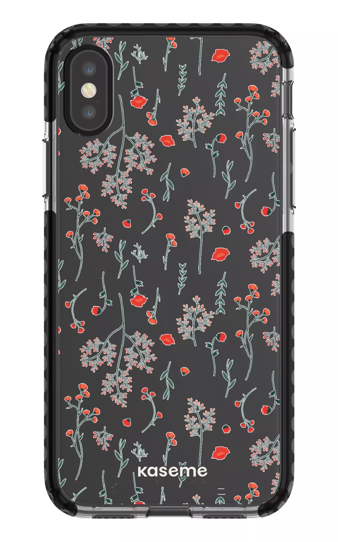 iPhone X/Xs Clear Case - Black Evelyn Clear Case -