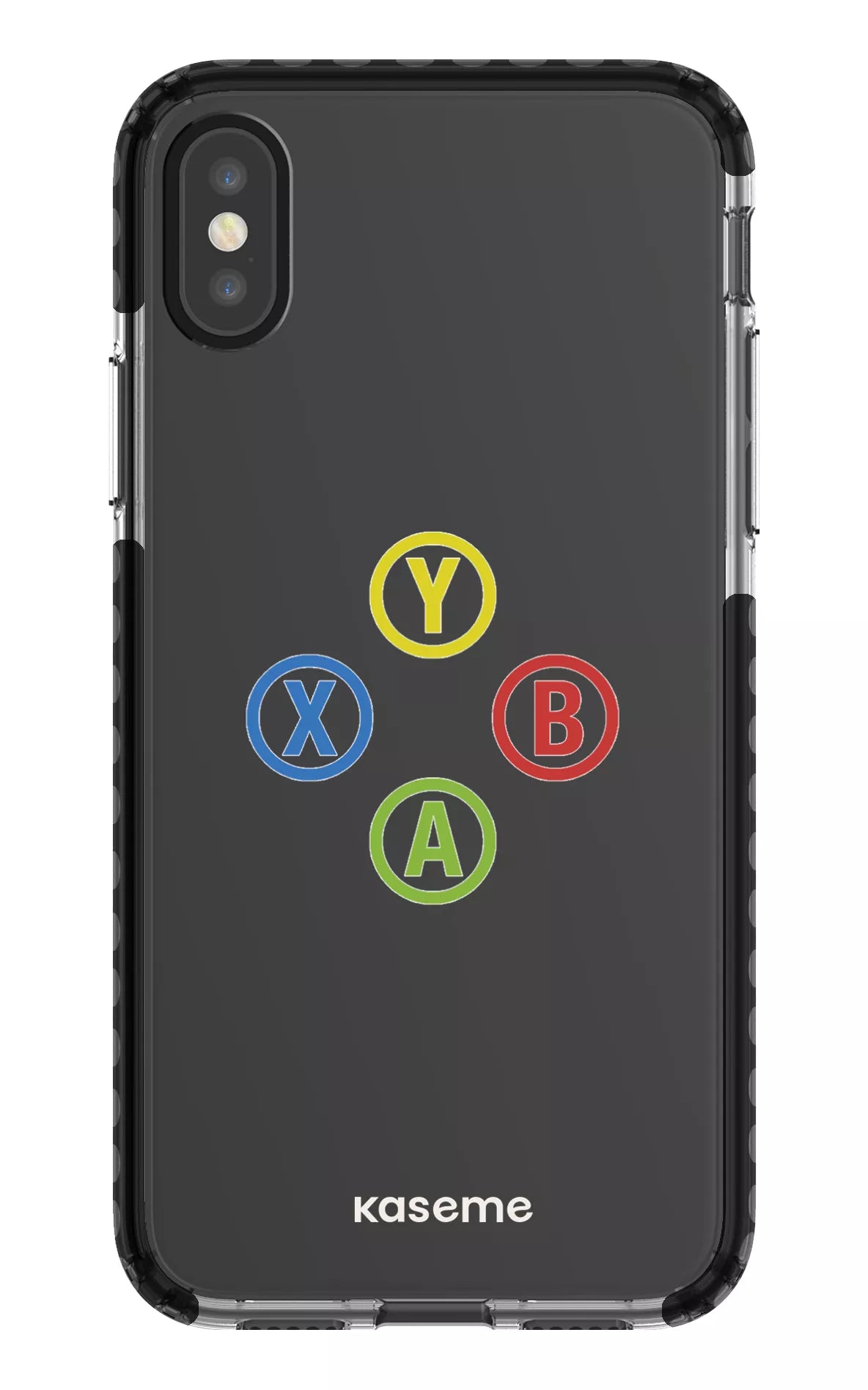 iPhone X/Xs Clear Case - Black Game Clear Case -