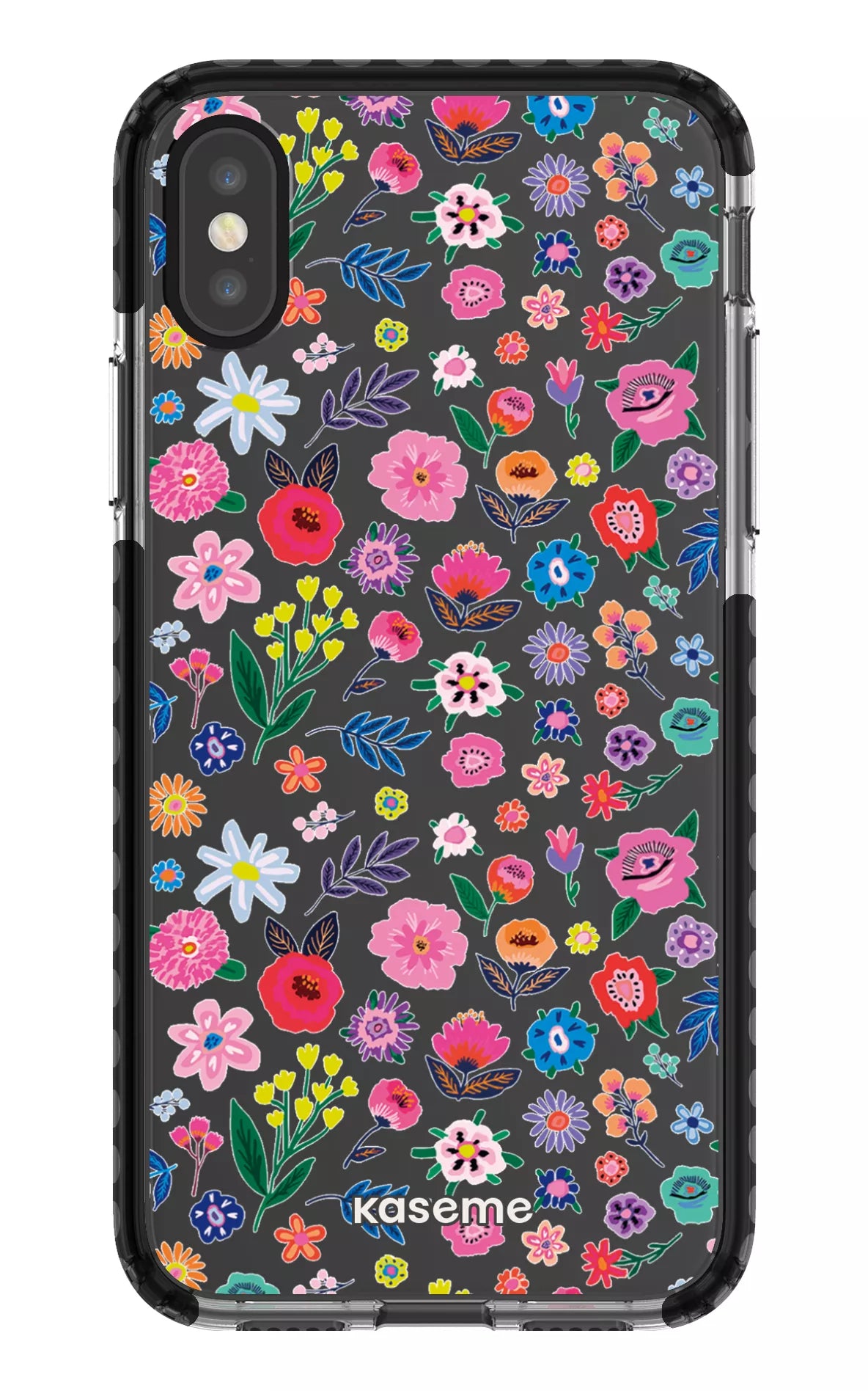 iPhone X/Xs Clear Case - Black Hallucinate Clear Case -