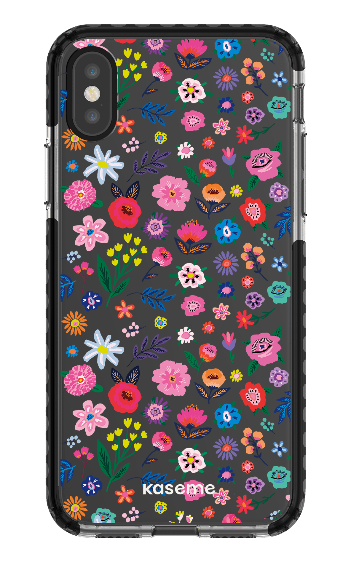 iPhone X/Xs Clear Case - Black Hallucinate Clear Case -