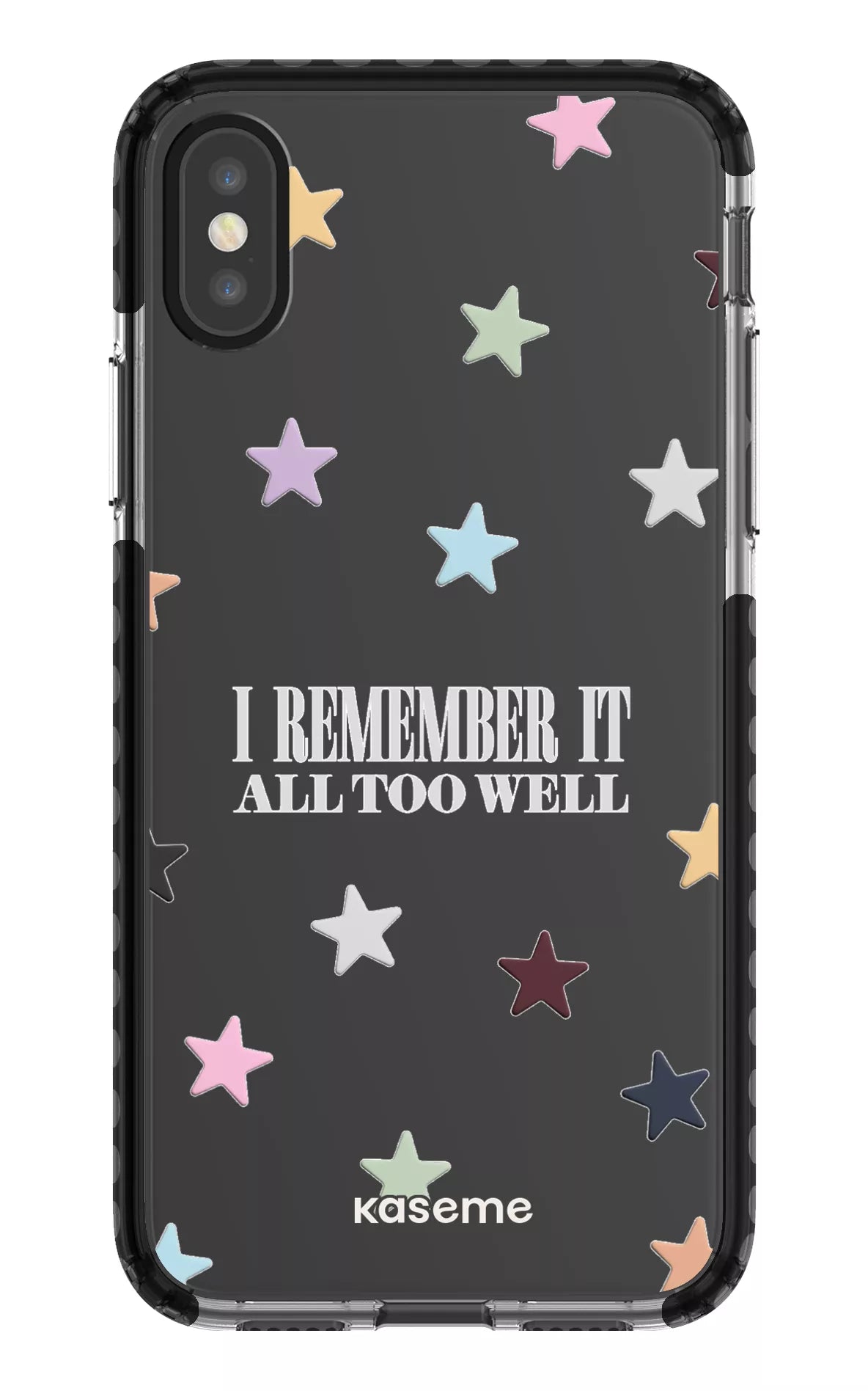 iPhone X/Xs Clear Case - Black It Was Rare Clear Case -