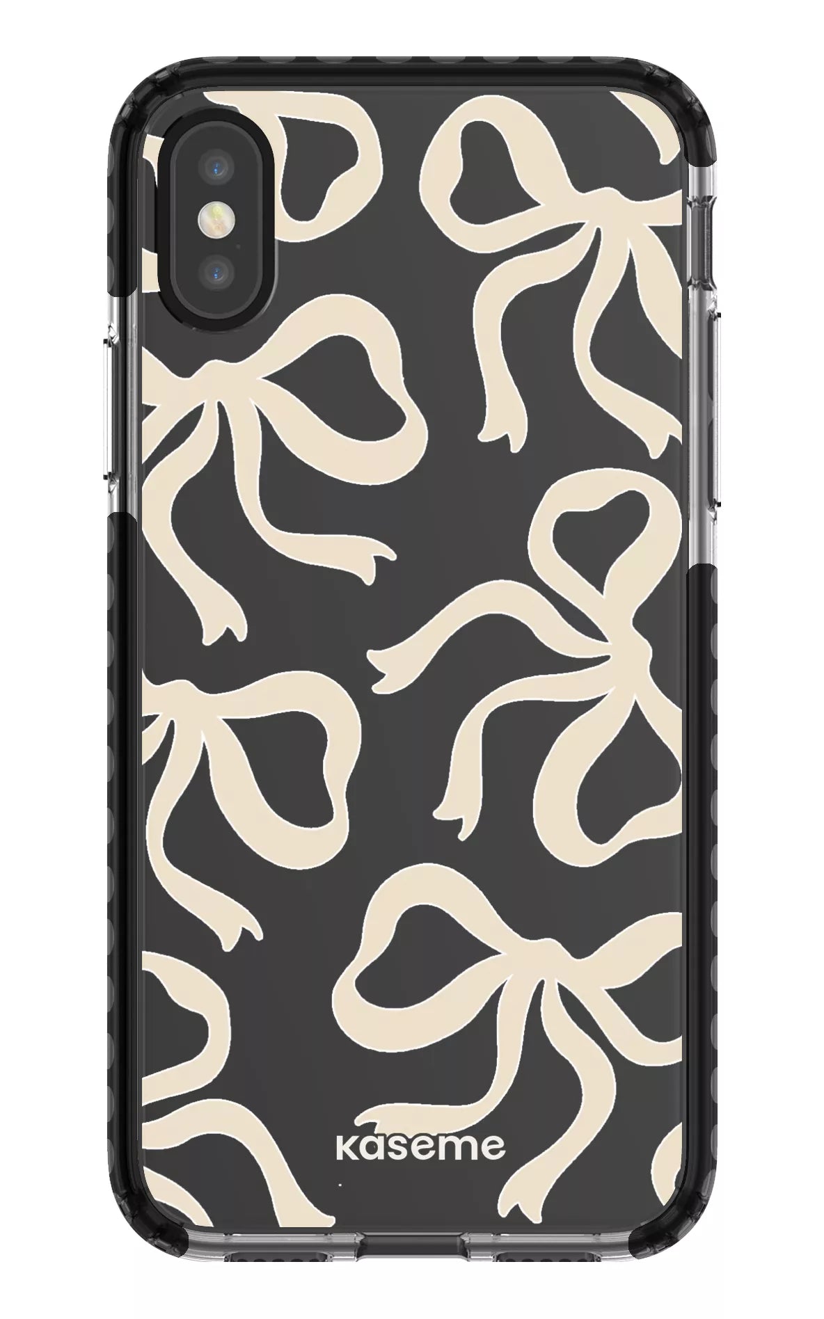 iPhone X/Xs Clear Case - Black Lace Clear Case -